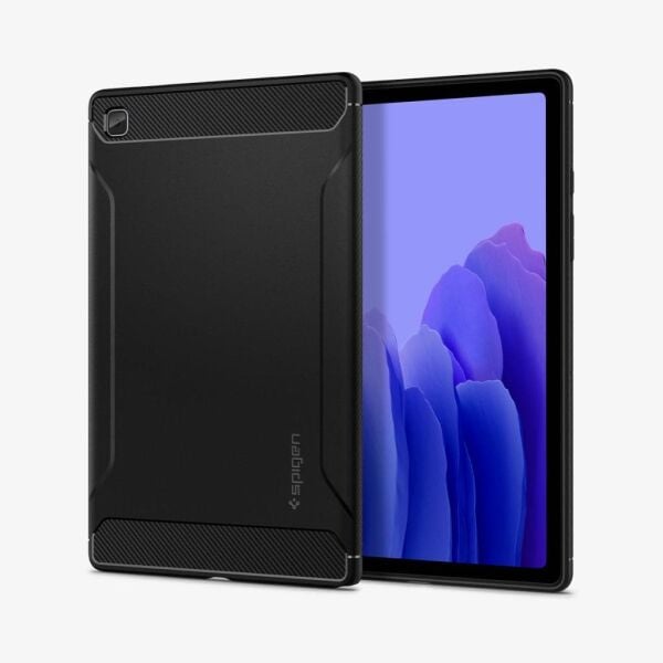 Spigen Galaxy Tab A7 ile Uyumlu Kılıf Rugged Armor Black