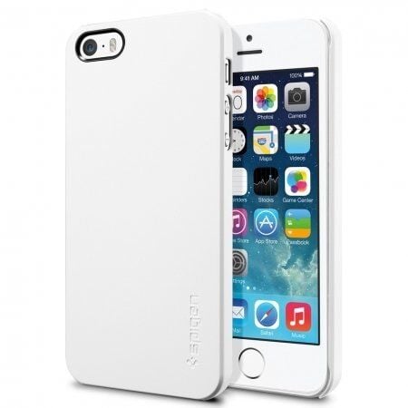 Spigen iPhone 5S / 5 ile Uyumlu Case Ultra Thin Air Smooth White