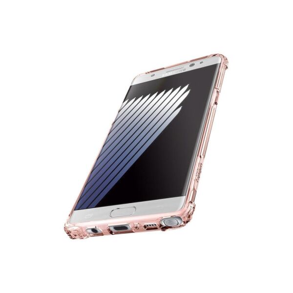 Spigen Galaxy Note 7 ile Uyumlu Kılıf Crystal Shell Rose Crystal