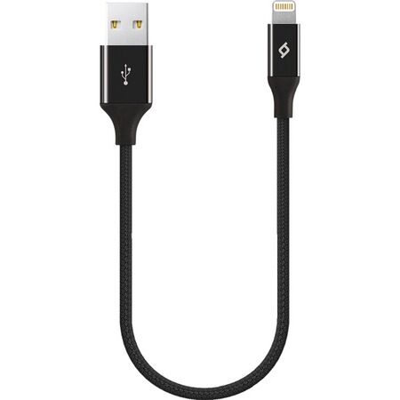 Ttec AlumiCable Mini 30 cm Lightning Şarj Kablo Siyah 2DK28S