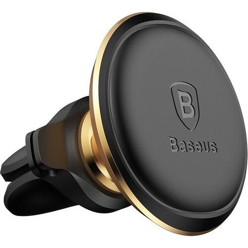 Baseus Klipsli Manyetik Araç Telefon Tutucu Gold SUGX-A0V