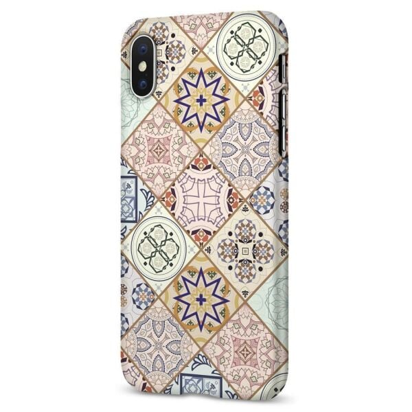 Spigen iPhone XS / iPhone X ile Uyumlu Kılıf Thin Fit Design Edition Arabesque