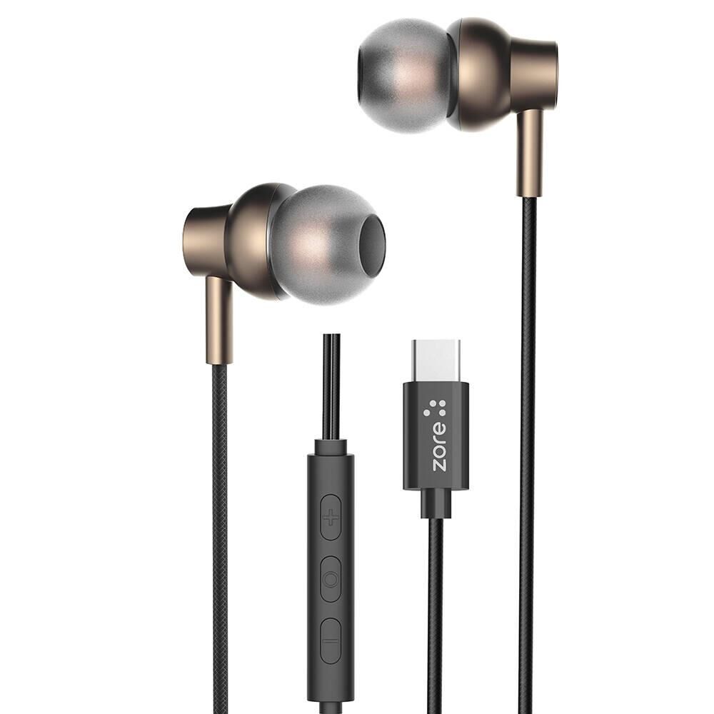 Zore Er-09 Sq Surround 3D Hi-Res Magnetik Özellikli Type-C Kablolu Kulak Içi Kulaklık