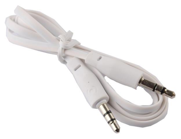 Mytell Universal 3.5 mm-3.5 mm AUX Bağlantı Kablosu Beyaz B Kalite