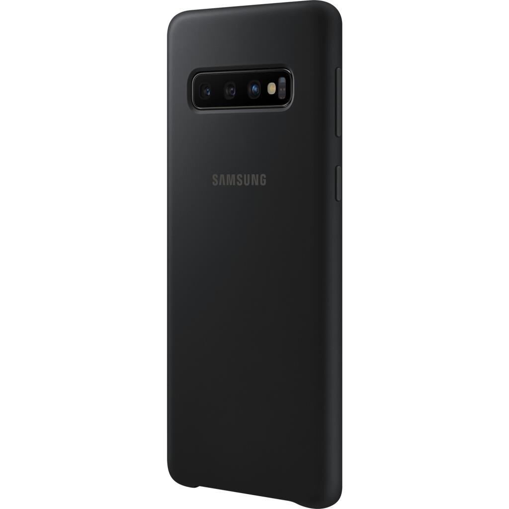 Galaxy S10 ile Uyumlu Kılıf Silicone Cover Siyah EF-PG973TBEGWW (Out)