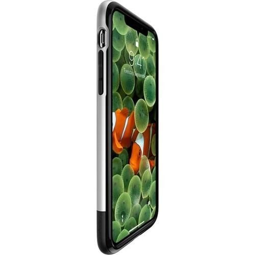 Spigen iPhone XS / iPhone X ile Uyumlu Kılıf Classic One Aluminum Gray (iPhone 10.Yıla Özel Tasarım Kılıfı)
