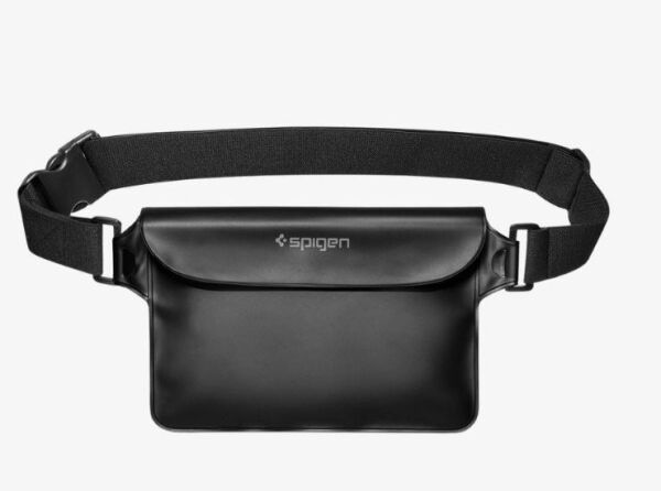 Spigen Universal Aqua Shield Waterproof Tüm Cihazlarla Uyumlu Set (Kılıf ve Çanta) A621 Black