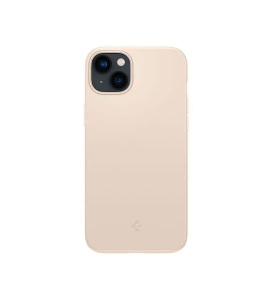 Spigen iPhone 14 Plus ile Uyumlu Kılıf Thin Fit Sand Beige
