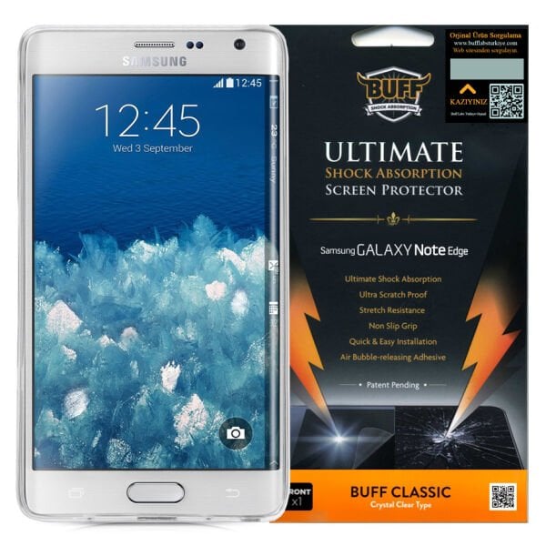 Buff Galaxy Note Edge ile Uyumlu Darbe Emici Film