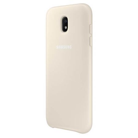 Galaxy J5 2017 ile Uyumlu Dual Layer Sert Kılıf Gold (Out)