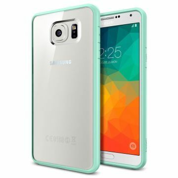 Spigen Galaxy Note 5 ile Uyumlu Kılıf Ultra Hybrid Mint Green