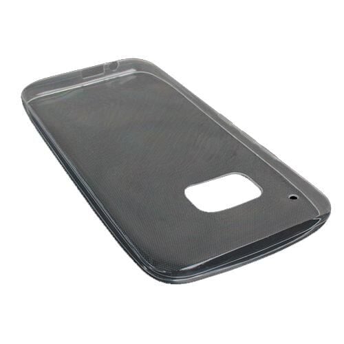 One M9 ile Uyumlu Ultra Slim Silikon Kılıf Beyaz