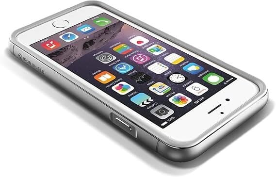 Verus iPhone 6 Plus/6S Plus ile Uyumlu Iron Bumper Kılıf White Silver