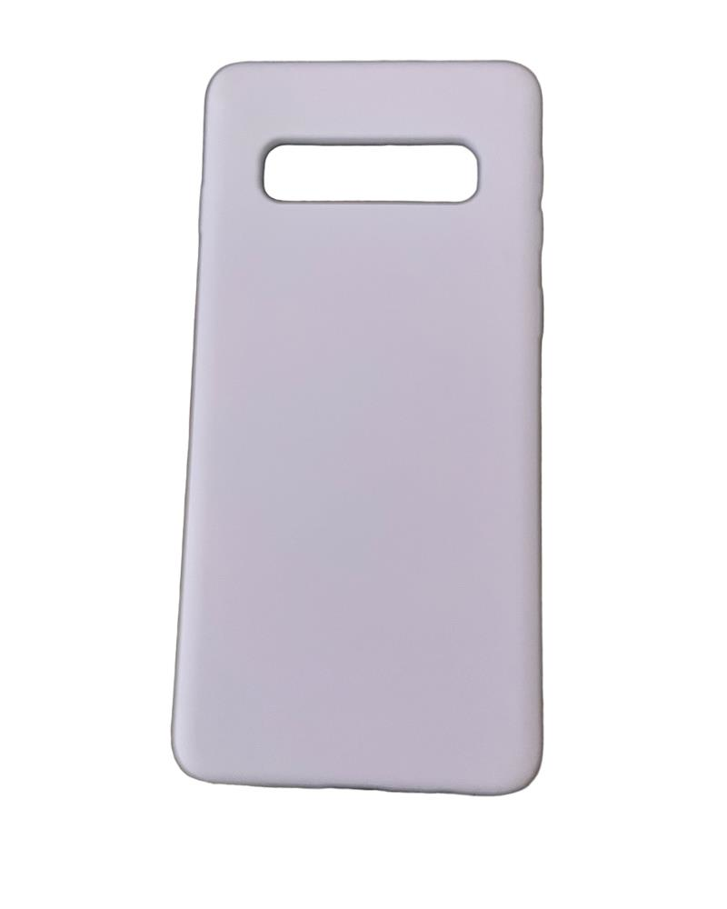 Galaxy S10 ile Uyumlu Cappy Silikon Kılıf Lila