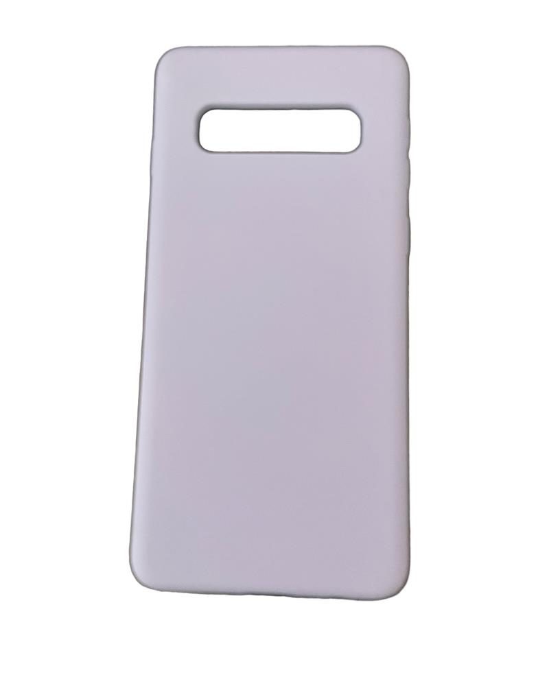 Galaxy S10 ile Uyumlu Cappy Silikon Kılıf Lila