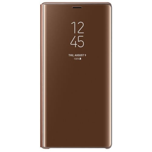 Galaxy Note 9 ile Uyumlu Clear View Standing Kılıf (Bronz) EF-ZN960CAEGWW