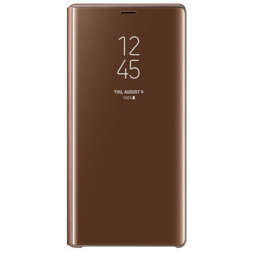 Galaxy Note 9 ile Uyumlu Clear View Standing Kılıf (Bronz) EF-ZN960CAEGWW