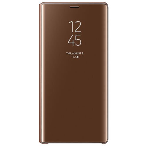 Galaxy Note 9 ile Uyumlu Clear View Standing Kılıf (Bronz) EF-ZN960CAEGWW