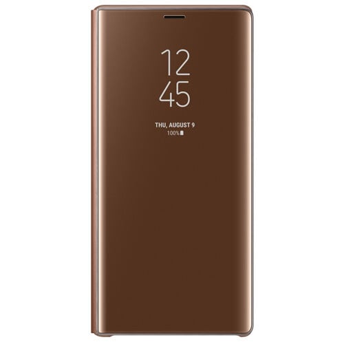 Galaxy Note 9 ile Uyumlu Clear View Standing Kılıf (Bronz) EF-ZN960CAEGWW