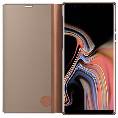 Galaxy Note 9 ile Uyumlu Clear View Standing Kılıf (Bronz) EF-ZN960CAEGWW