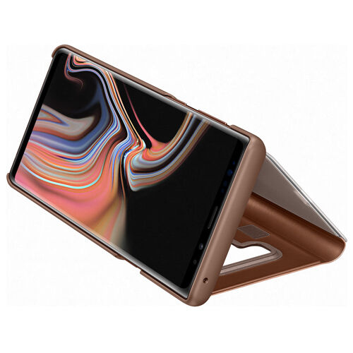 Galaxy Note 9 ile Uyumlu Clear View Standing Kılıf (Bronz) EF-ZN960CAEGWW