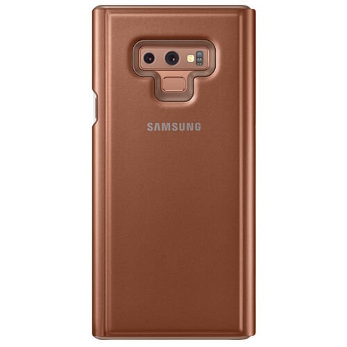 Galaxy Note 9 ile Uyumlu Clear View Standing Kılıf (Bronz) EF-ZN960CAEGWW