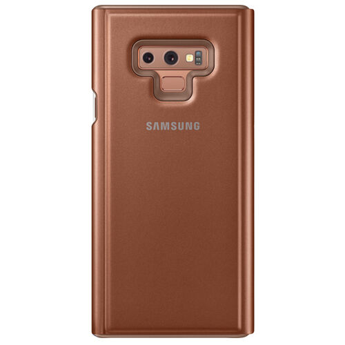 Galaxy Note 9 ile Uyumlu Clear View Standing Kılıf (Bronz) EF-ZN960CAEGWW