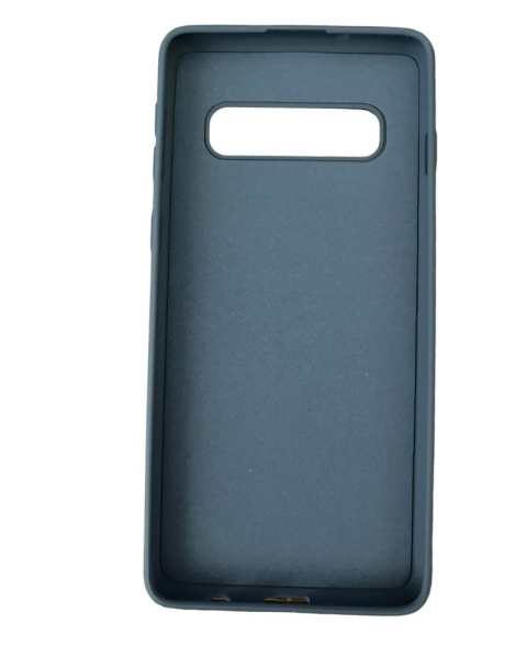 Galaxy S10 ile Uyumlu Cappy Silikon Kılıf Lacivert
