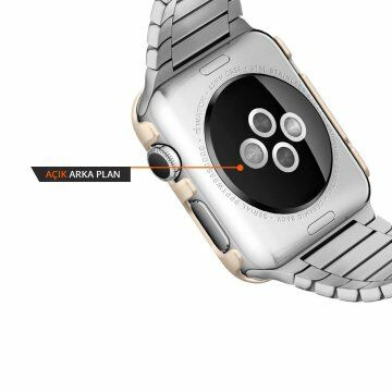 Spigen Apple Watch ile Uyumlu Kılıf Thin Fit (38mm) Champagne Gold