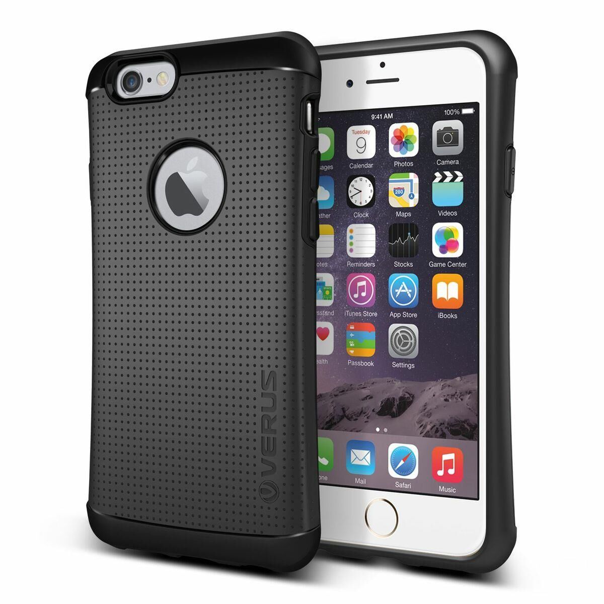 Verus iPhone 6/6S 4.7 ile Uyumlu Thor Kılıf HARD DROP Charcoal Black