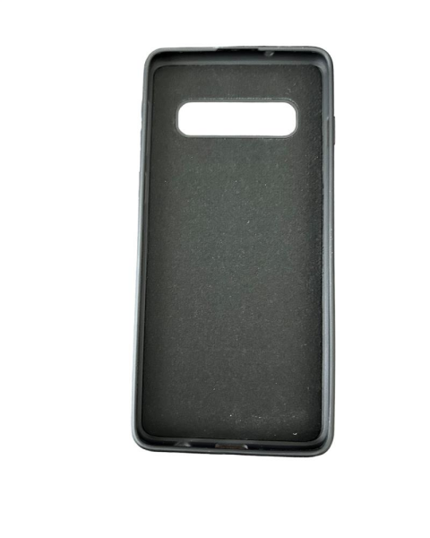 Galaxy S10 ile Uyumlu Cappy Silikon Kılıf Siyah