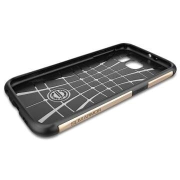 Spigen Galaxy S6 ile Uyumlu Kılıf Slim Armor Champagne Gold