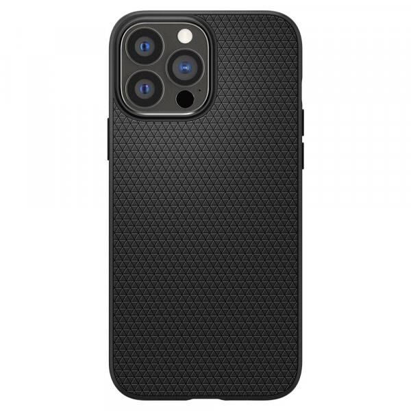 Spigen iPhone 13 Pro ile Uyumlu Kılıf Liquid Air Matte Black