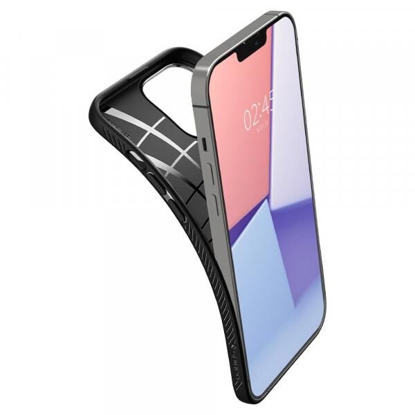 Spigen iPhone 13 Pro ile Uyumlu Kılıf Liquid Air Matte Black