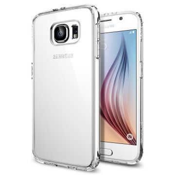 Spigen Galaxy S6 ile Uyumlu Kılıf Ultra Hybrid Crystal Clear