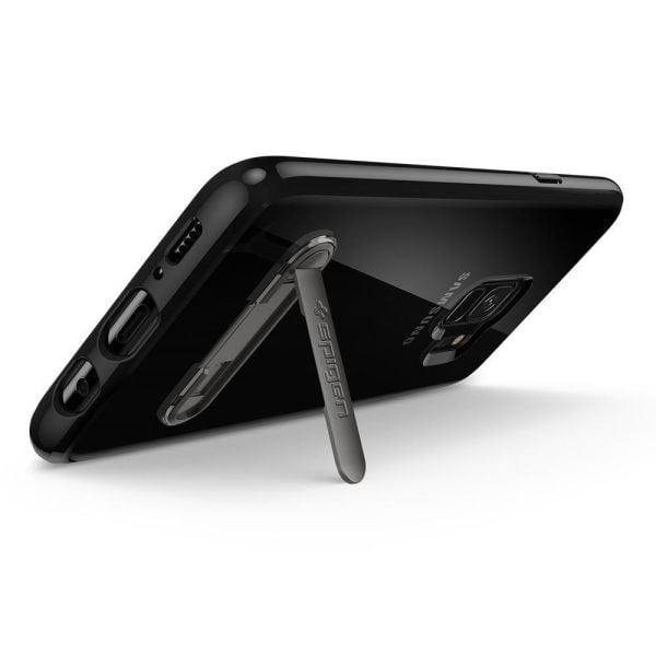 Spigen Galaxy S9 ile Uyumlu Kılıf Ultra Hybrid S Midnight Black