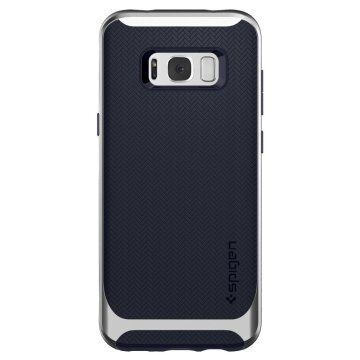 Spigen Galaxy S8 ile Uyumlu Kılıf Neo Hybrid Silver Arctic