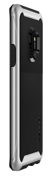 Spigen Galaxy S9 ile Uyumlu Kılıf Neo Hybrid Urban Silver Arctic