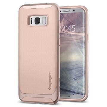 Spigen Galaxy S8 ile Uyumlu Kılıf Neo Hybrid Pale Dogwood