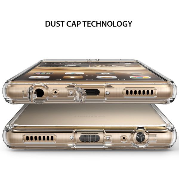 Ringke Fusion P9 Plus ile Uyumlu Kılıf Crystal Clear TPU Bumper Extra Darbe Emici
