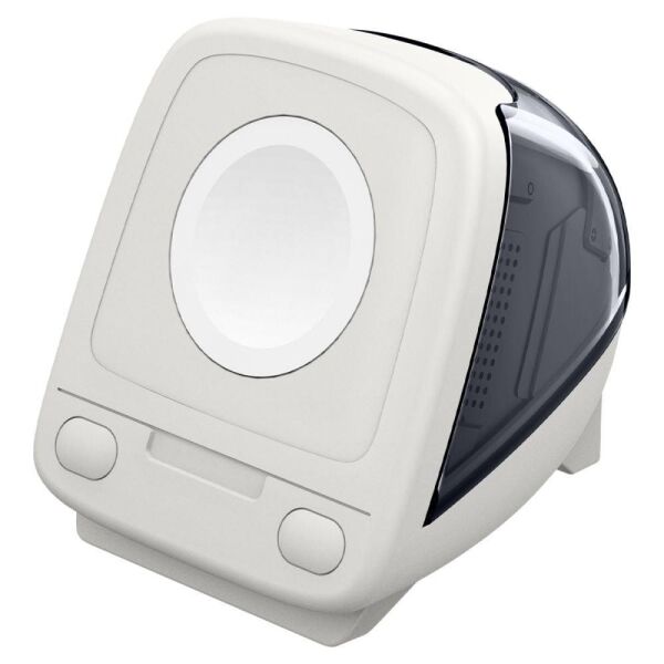 Spigen Apple Watch ile uyumlu Saat Standı Classic C1 Dayanıklı Silikon Malzeme Bondi Blue iMac Tasarım Stand Graphite