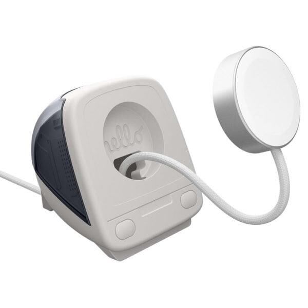 Spigen Apple Watch ile uyumlu Saat Standı Classic C1 Dayanıklı Silikon Malzeme Bondi Blue iMac Tasarım Stand Graphite