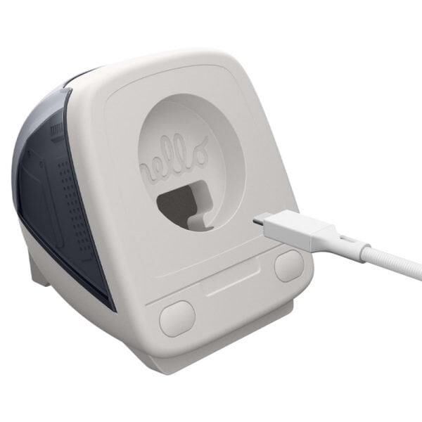Spigen Apple Watch ile uyumlu Saat Standı Classic C1 Dayanıklı Silikon Malzeme Bondi Blue iMac Tasarım Stand Graphite