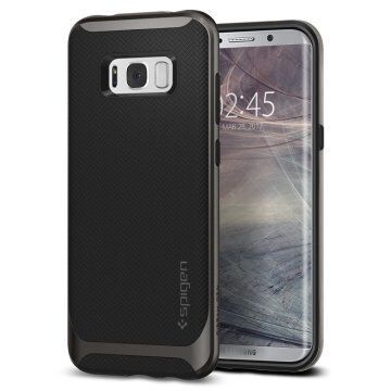 Spigen Galaxy S8 ile Uyumlu Kılıf Neo Hybrid Gun Metal