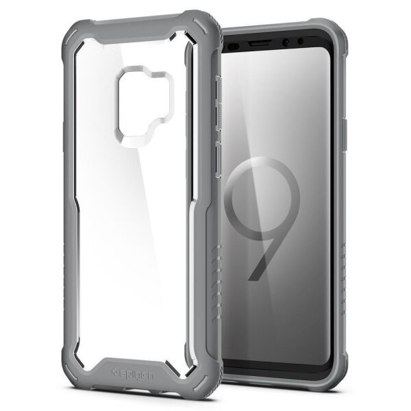 Spigen Galaxy S9 ile Uyumlu Kılıf Hybrid 360 Titanium Gray