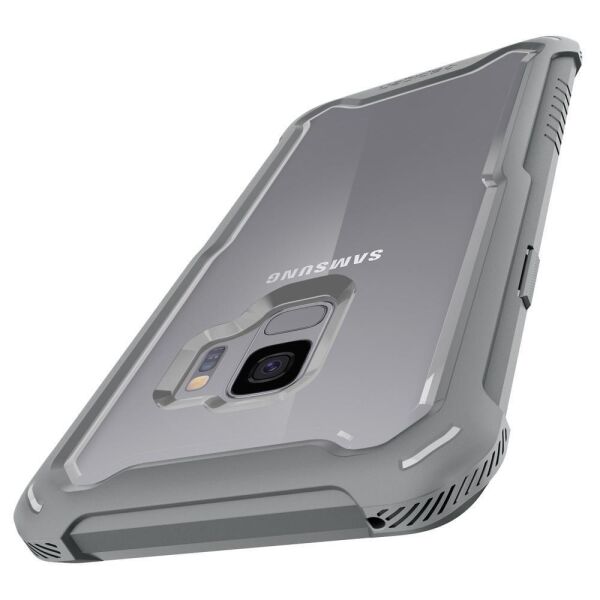 Spigen Galaxy S9 ile Uyumlu Kılıf Hybrid 360 Titanium Gray