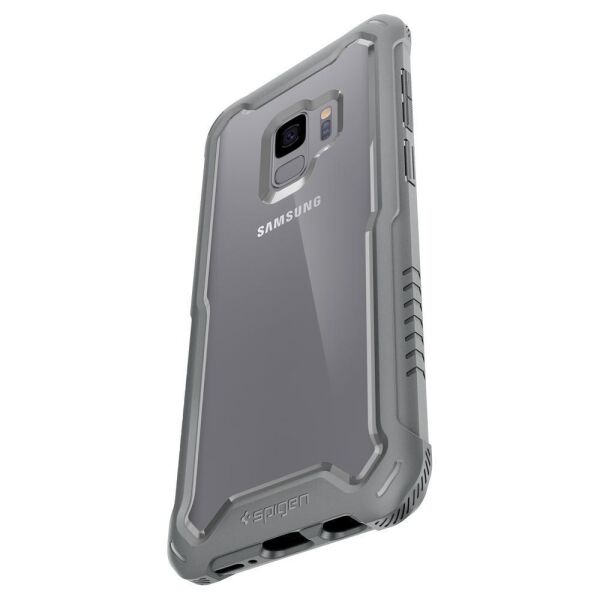Spigen Galaxy S9 ile Uyumlu Kılıf Hybrid 360 Titanium Gray