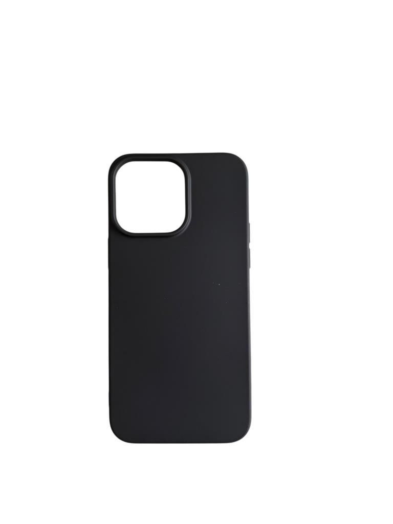 iPhone 14 Pro Max ile Uyumlu Cappy Silikon Kılıf Siyah