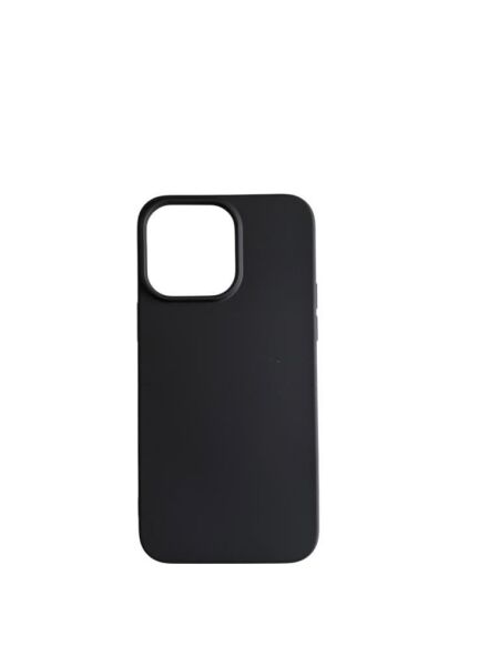 iPhone 14 Pro Max ile Uyumlu Cappy Silikon Kılıf Siyah