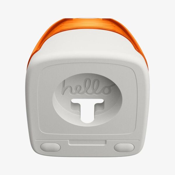 Spigen Apple Watch ile uyumlu Saat Standı Classic C1 Dayanıklı Silikon Malzeme Bondi Blue iMac Tasarım Stand Tangerine